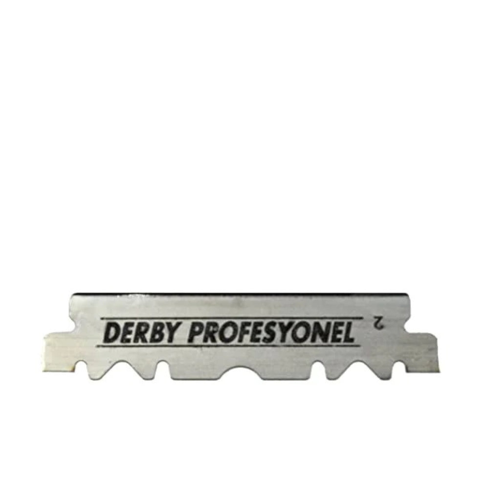 Demi-lames "Derby Professional Single Edge Blades" pour rasoir de barbier (100 Lames)