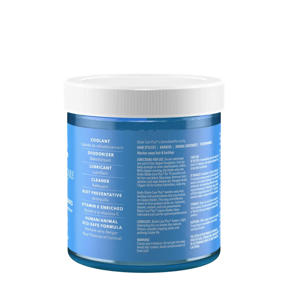 Andis - Nettoyant 7 en 1 en pot "Blade Care Plus" - Pour lames de tondeuses (473.2g/16.0oz)