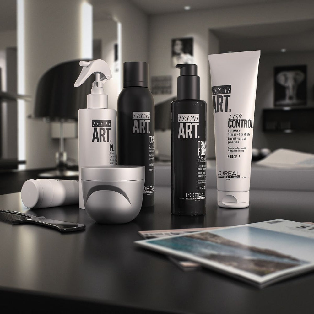 Gel-en-mousse multi-usage "Tecni.Art Transformer" - Pour tous types de cheveux (150ml/5.1oz)