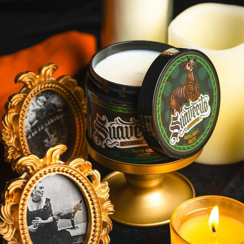 Pommade "Matte Pomade" Édition "Santo Roble" - Tenue moyenne, fini mat (113g/4.0oz)