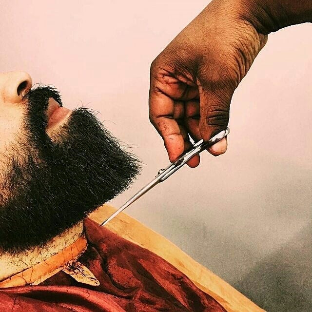 Ciseaux de coupe pour la barbe