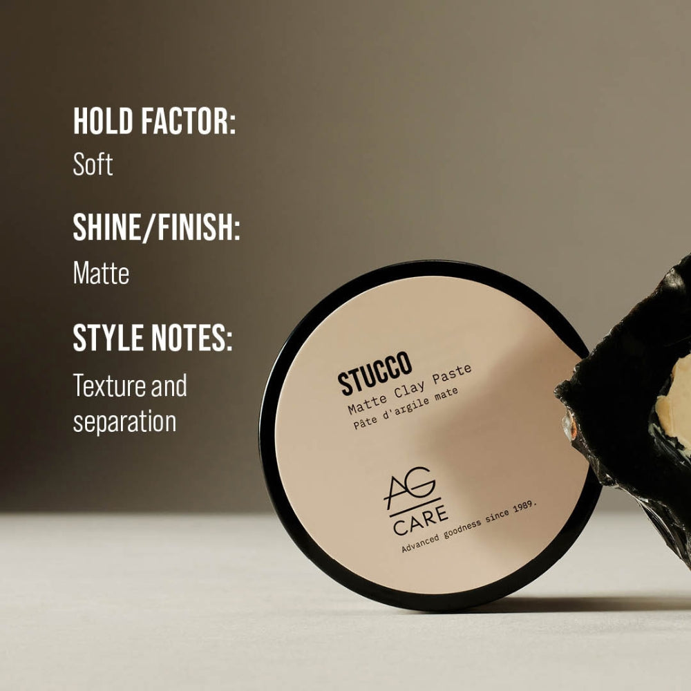 Pâte d'argile mate "Stucco" - Tenue souple, fini mat (75ml/2.5oz)