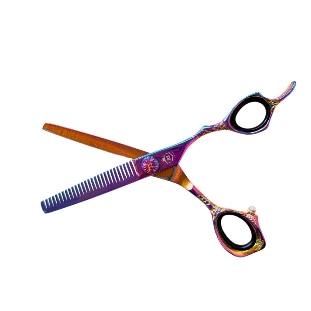 Dragon Rainbow 27-Tooth Thinning Shears (13.97cm/5.5") - Right-Handed