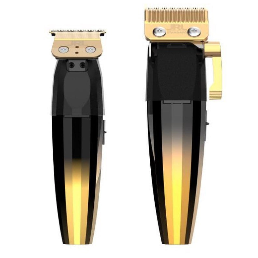 Ensemble de tondeuse sans fil avec station de chargement et pile lithium-ion "FF 2020C & FF 2020T Gold" - Or