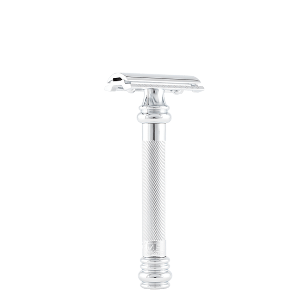 Rasoir de sécurité Merkur 38C "Barber Pole" - Chromé (90 38 001)