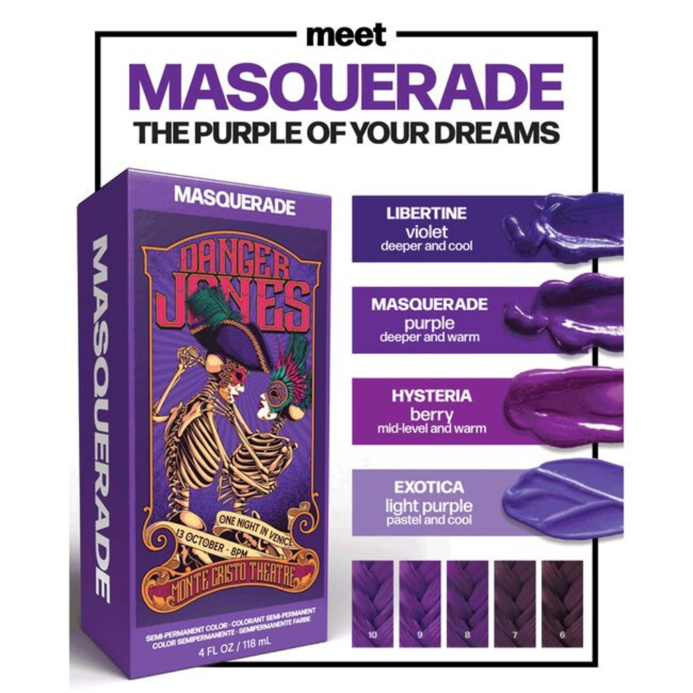 Coloration semi-permanente "Masquerade" (118ml/4.0oz) - Pourpre