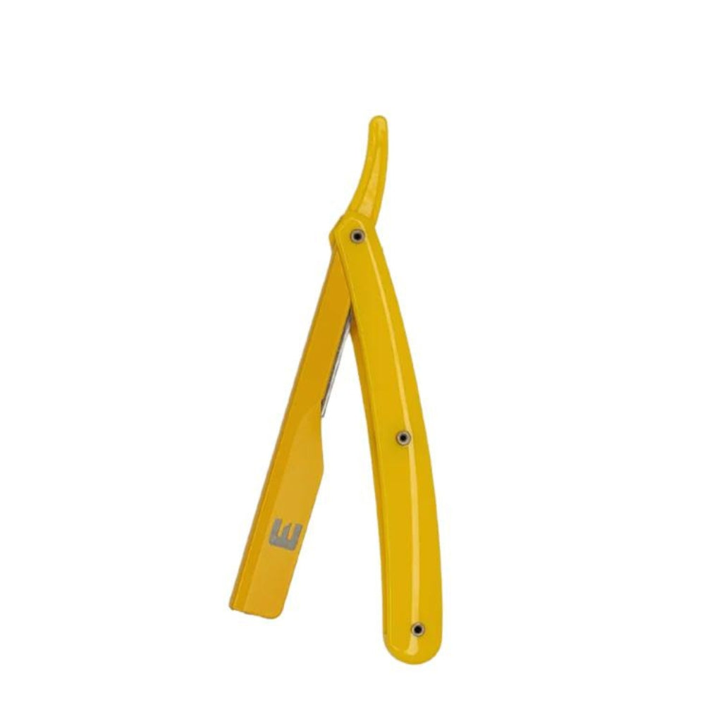 Elegance By Sadapack - Rasoir de barbier à glissière "Shavette" - Jaune