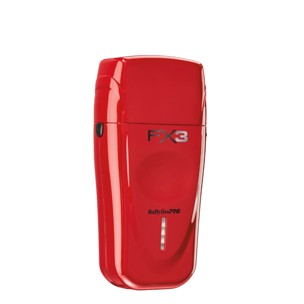 Rasoir sans fil à double lames haute vitesse "FXX3S" avec moteur Ferrari de 3e génération - Rouge