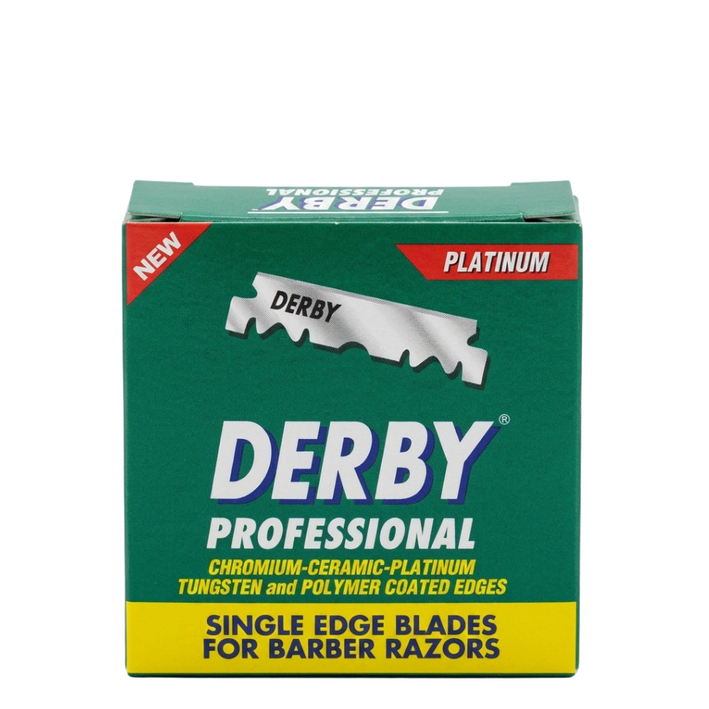 Derby - Professional Single Edge Blades for Barber Razors (100 Blades)