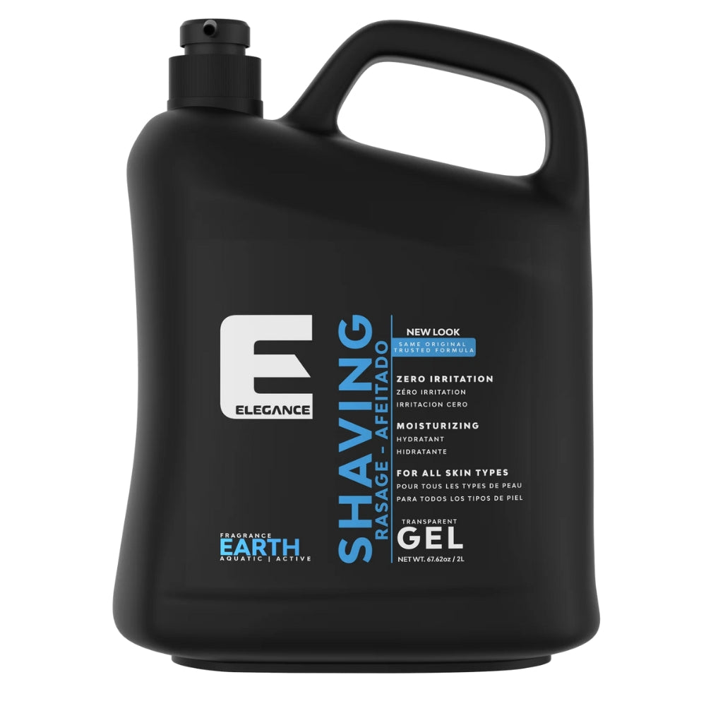 Gel à raser transparent "Earth" - Rasage lisse et sensation géniale