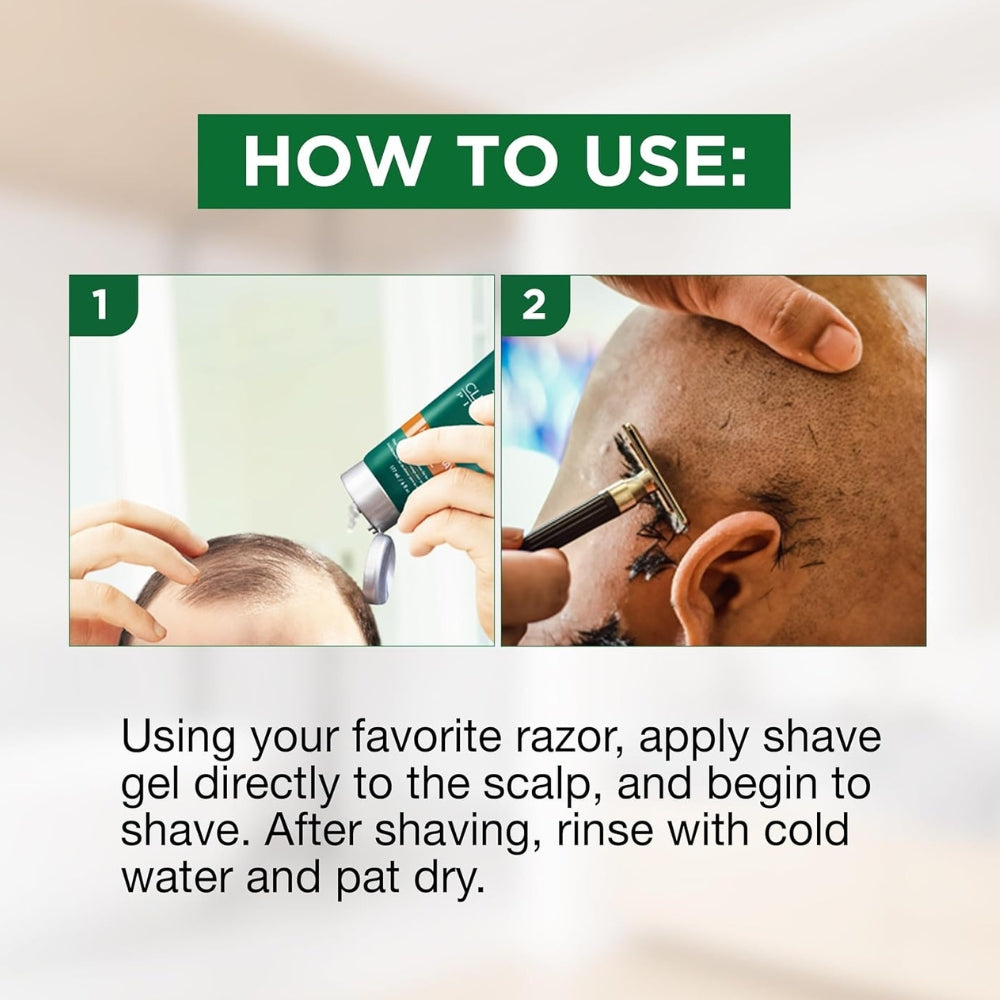 Gel de rasage pour le cuir chevelu "Head Shave Gel" (177ml/6.0oz)