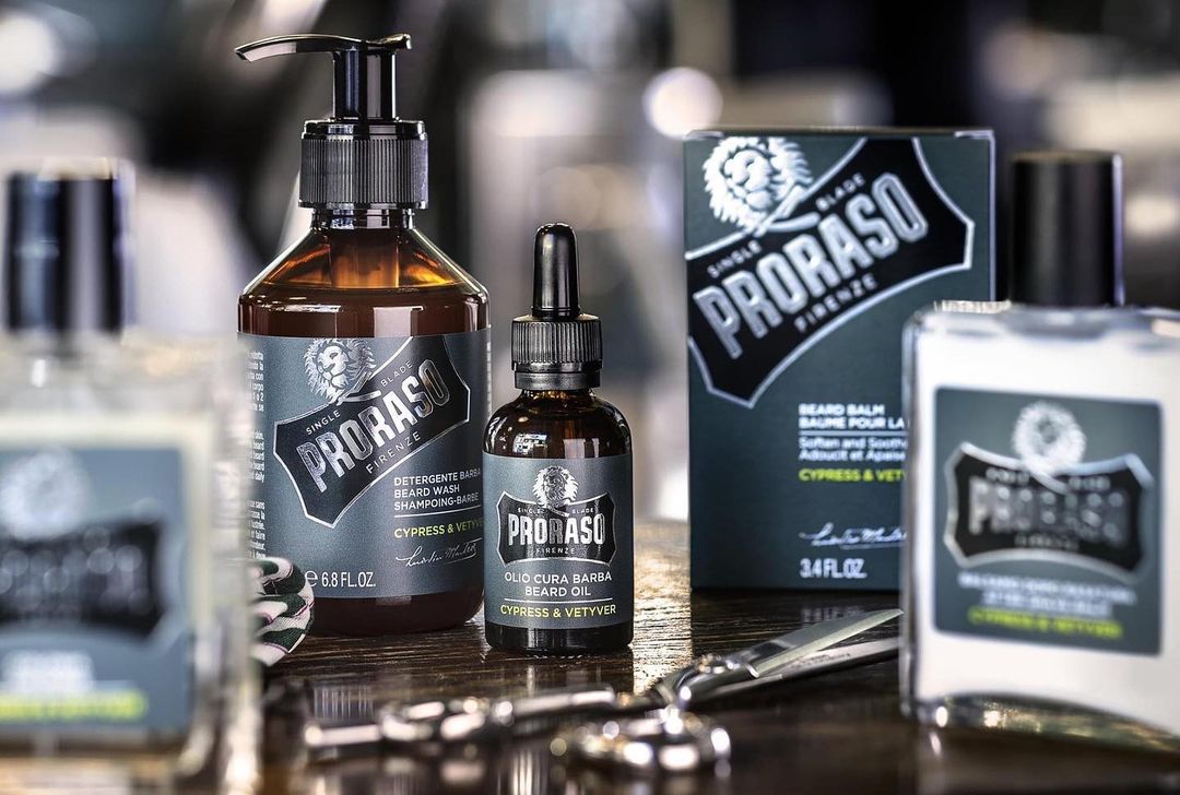 Proraso - Shampooing pour la barbe Cyprès & Vetiver (200ml/6.8oz)