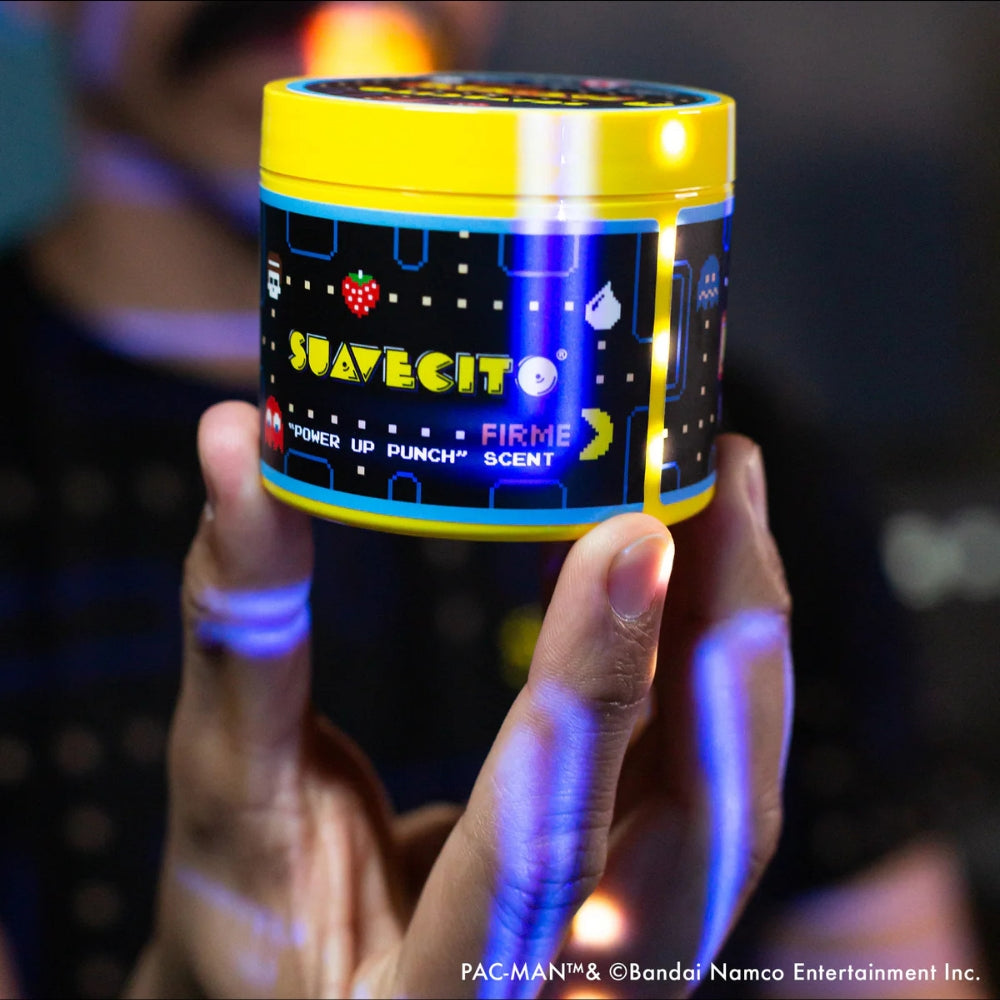 X Pac-Man - Pommade "Firm Strong Hold" Édition Power Up Punch - Tenue extra forte brillance moyenne (113ml/4.0oz)