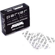 Demi-Lames pour rasoir de barbier "Premium Platinum" (100 Lames)