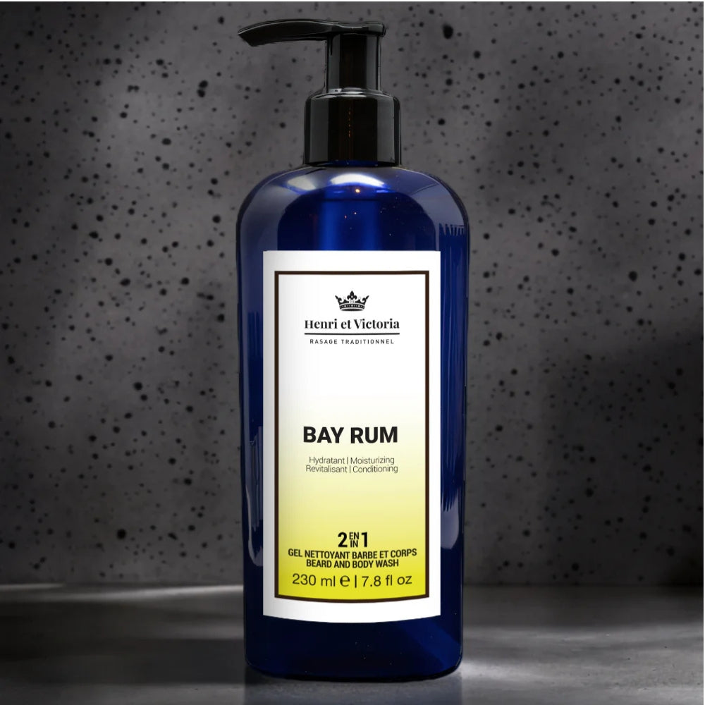 2 in 1 Bay Rum Beard and Body Wash (228g/8.0oz)