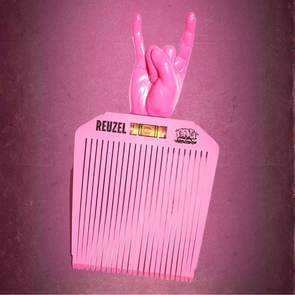 Reuzel - Peigne plat "Rock On Flat Top Comb" - Pour les coupes brosses et les dégradés courts