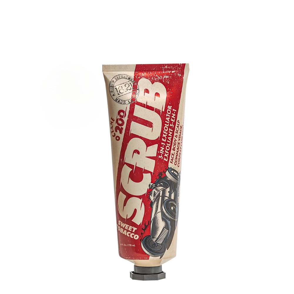 18.21 Man Made - Exfoliant 3 en 1 visage, corps et cuir chevelu "Octane 200 Sweet Tobacco"