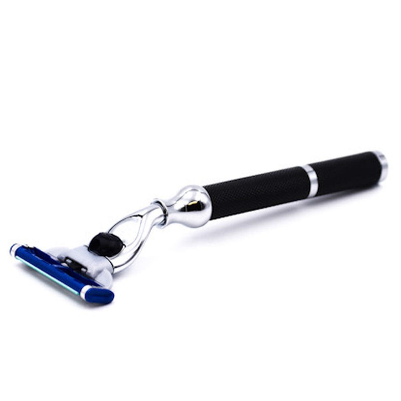 Rasoir 42M compatible avec les lames Gillette Mach 3 - Noir et chrome