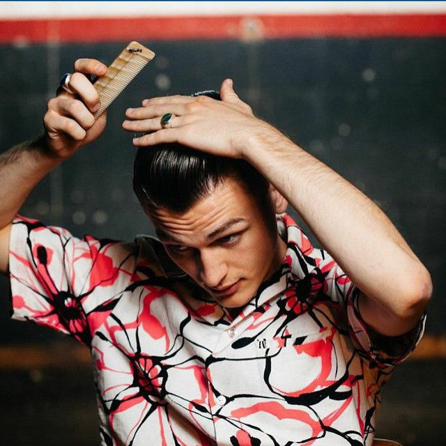 Peigne à large dents 3mm d'espacement (133mm/5.24") - Blanc or