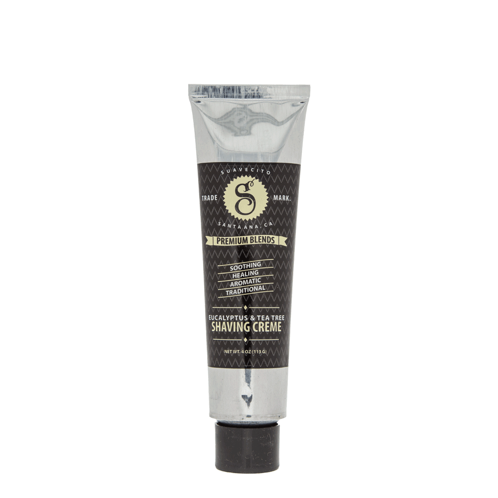 Crème à raser "Premium Blends Eucalyptus Tea Tree Shaving Creme" - Arbre de thé et d'eucalyptus (113g/4.0oz)