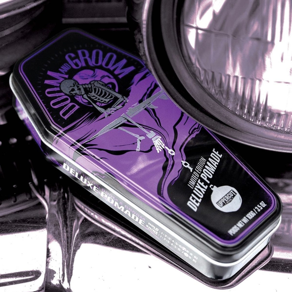 Pommade Deluxe édition limité "Doom & Groom" - Tenue forte et brillance élevé (120g/4.2oz)