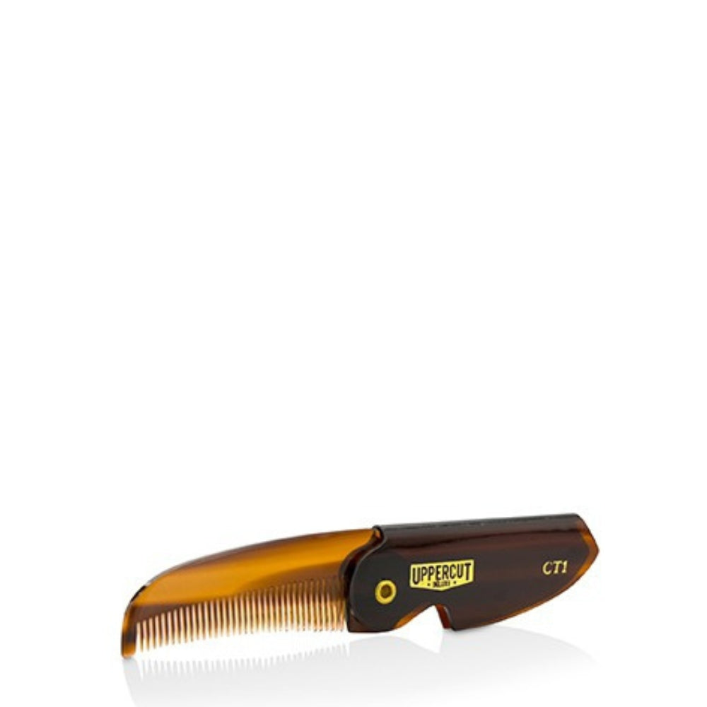 Peigne à moustache CT1 - Écaille de tortue (116mm/4.6")