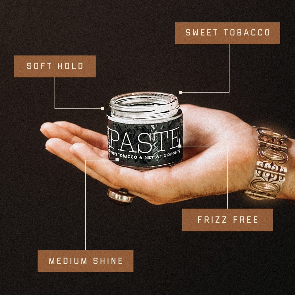 18.21 Man Made - Pâte coiffante "Sweet Tobacco Hair Paste" - Tenue légère, brillance moyenne (56.7g/2.0oz)