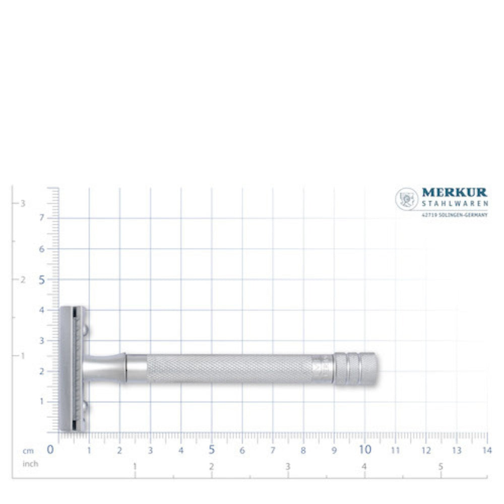 Merkur 22C Safety Rasoir - Matte Chrome (90 22 002)