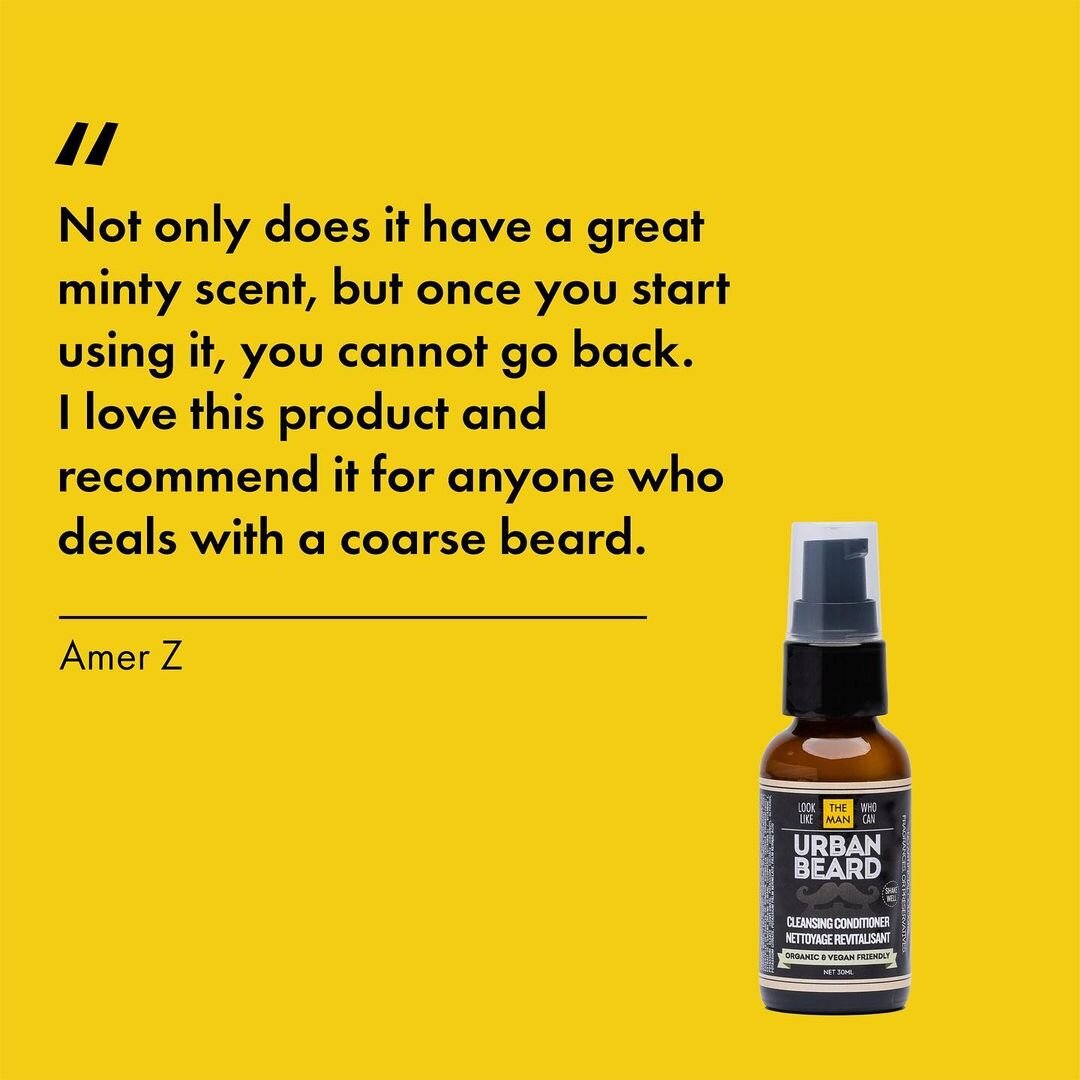 Urban Beard - Après-shampooing pour la barbe 100% biologique (30ml/1.0oz)