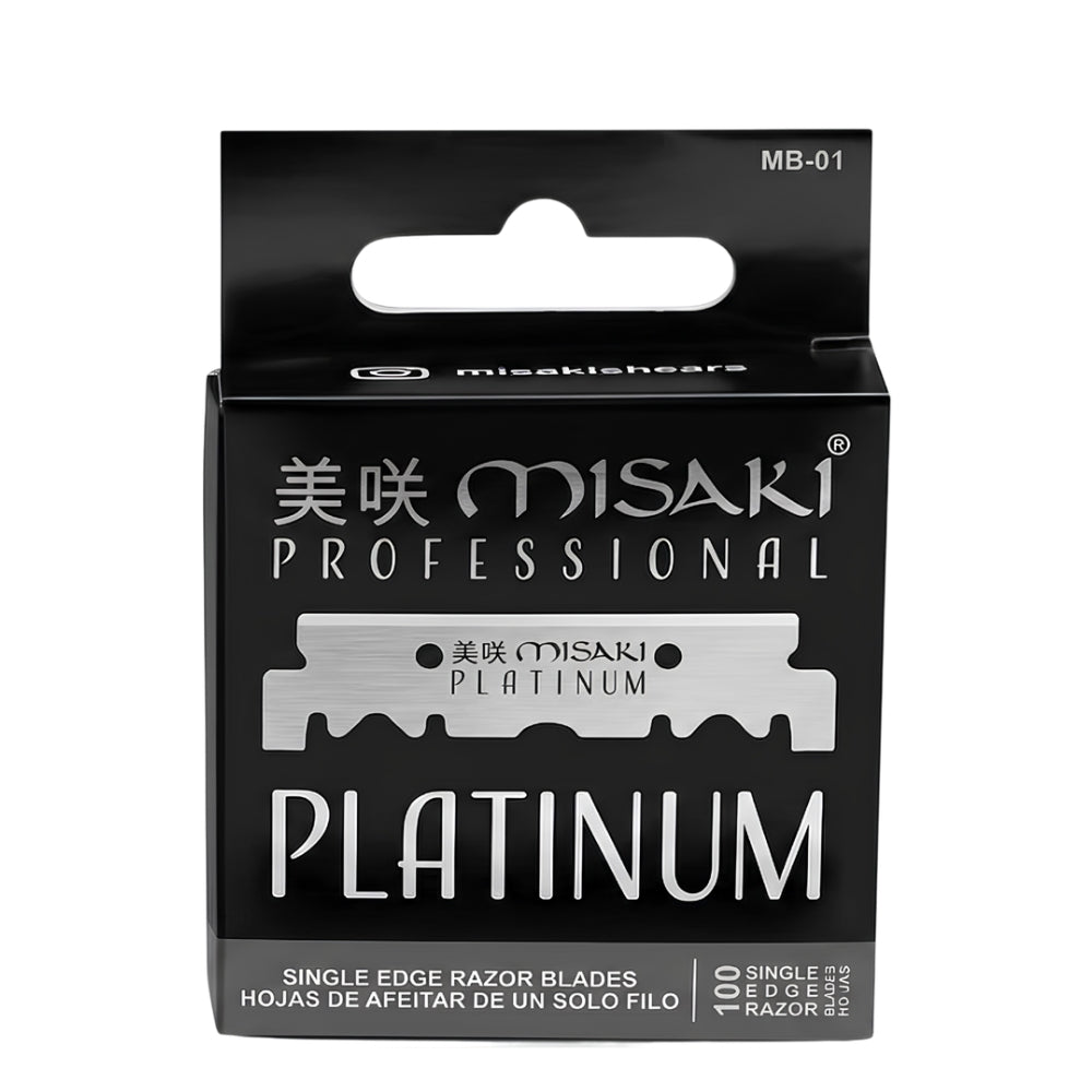 Platinum Single Edge Razor Blades for Barber Razors (100 blades)
