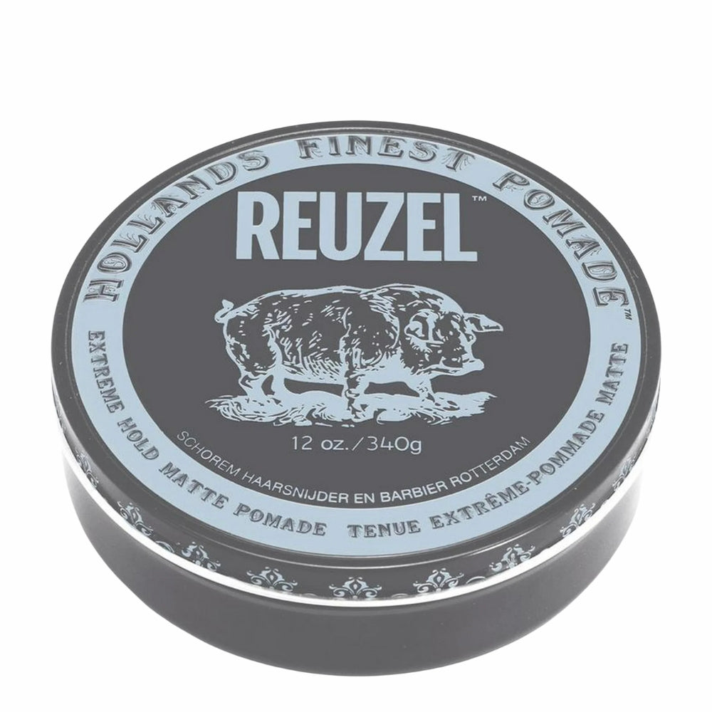 Reuzel - Pommade "Extreme Hold Matte Pomade" - Tenue extrême fini mat (GRISE)