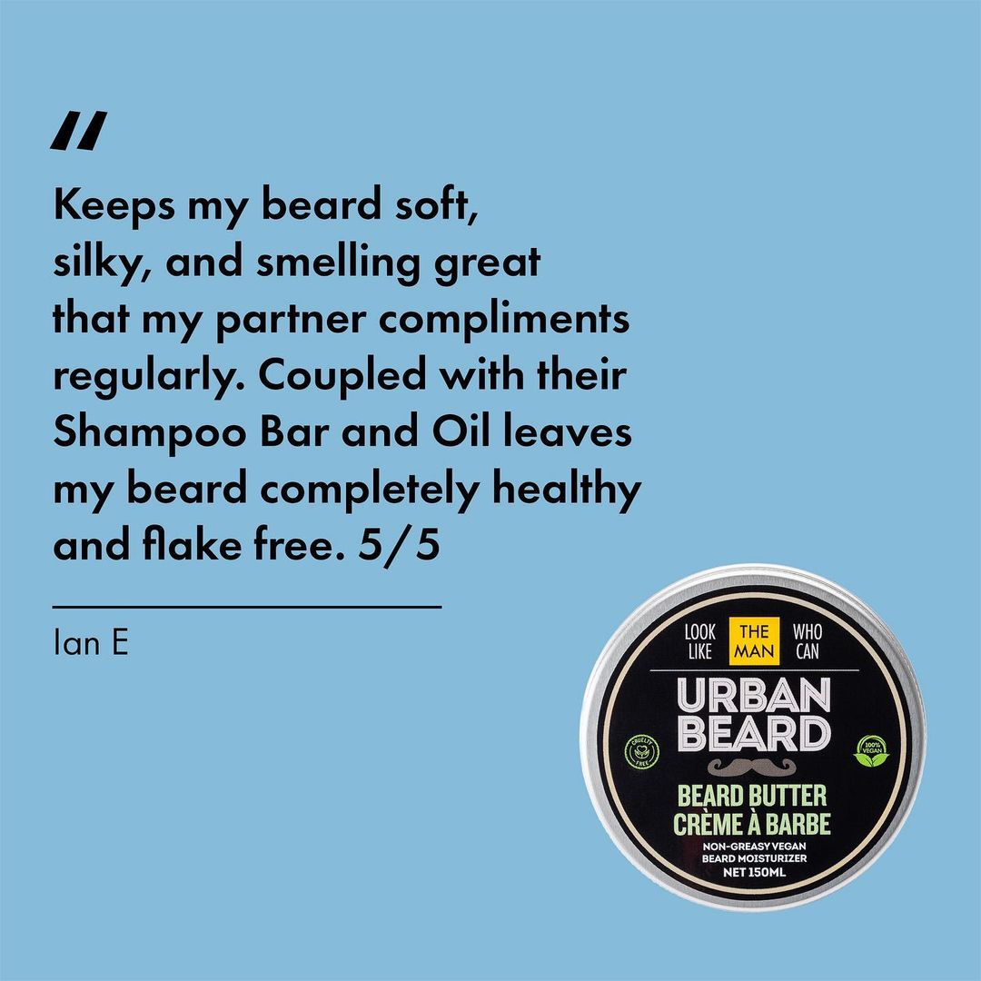 Beurre à barbe "Peppermint" hydratant, végétalien et non grasse (150ml/5.1oz)