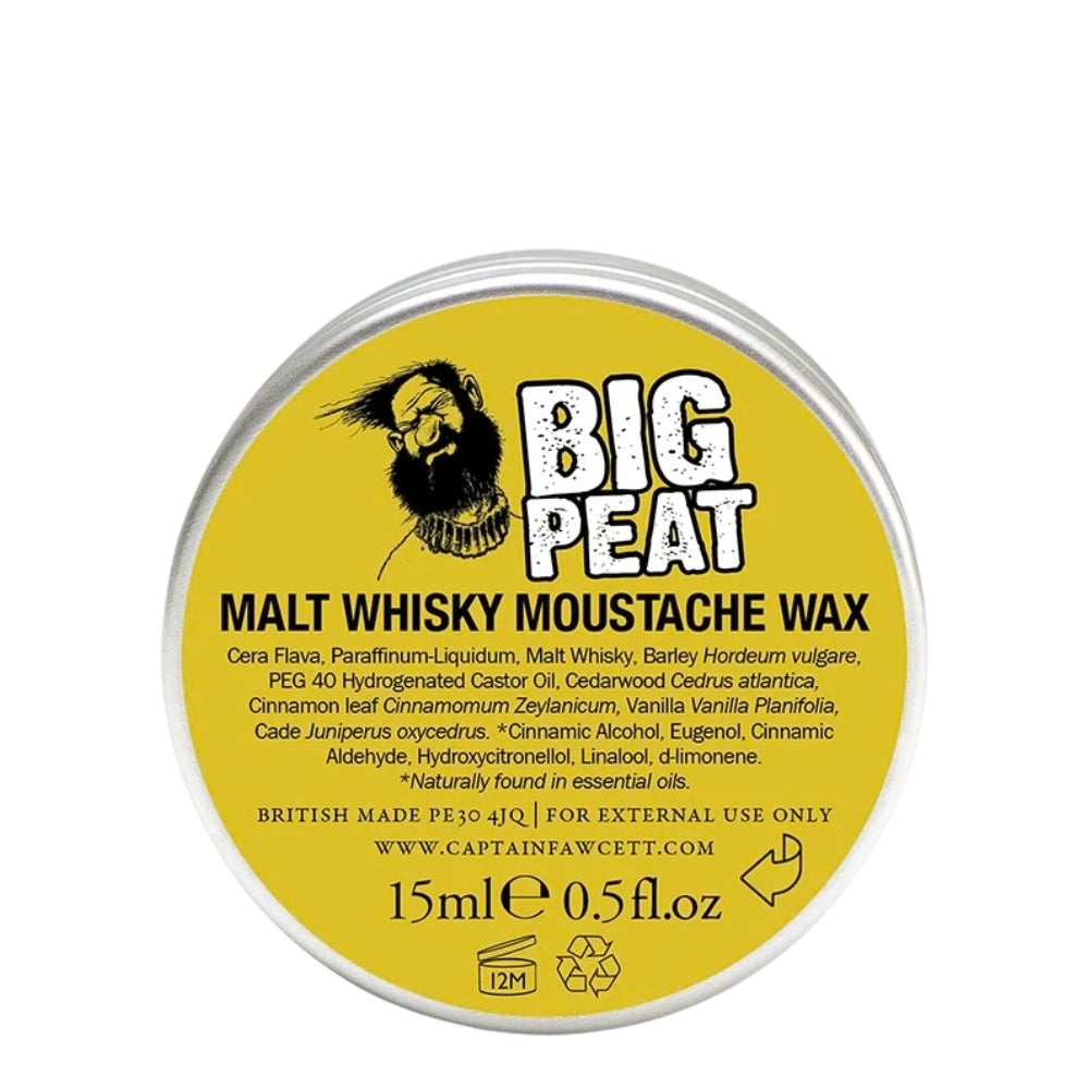 Cire à moustache "Big Peat Whisky" (15ml/0.5oz)