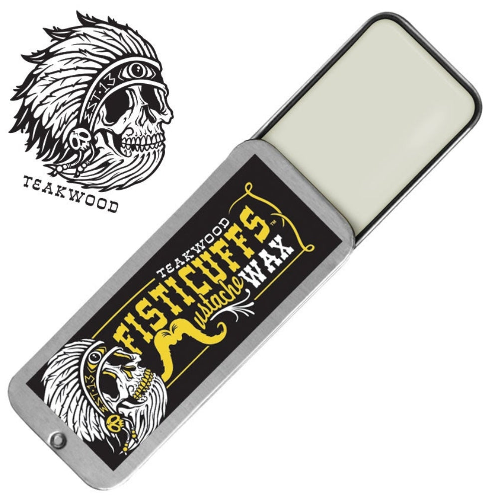 Cire à moustache "Teakwood Scent" - Tenue original (15g/0.5oz)