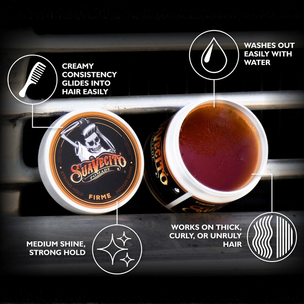 Firme Hold Pomade - Firm Hold Medium Shine (118.3ml/4.0oz)