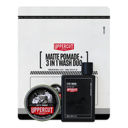 Uppercut Deluxe - Duo pommade matte et nettoyant 3 en 1 "Matte & 3 In 1" (100g/3.5oz, 240ml/8.1oz)