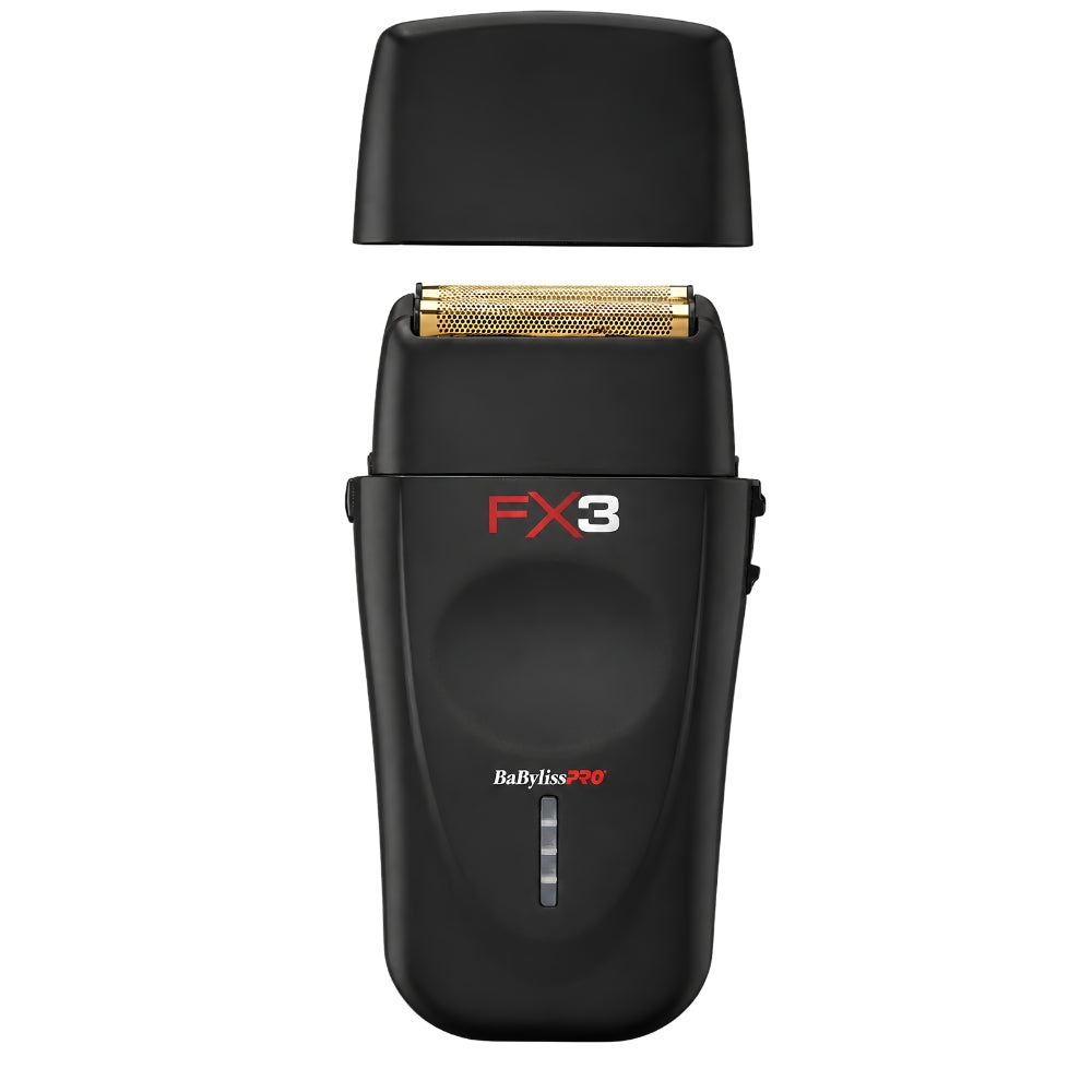 BaByliss PRO - Rasoir sans fil à double lames haute vitesse "FXX3SB" avec moteur Ferrari de 3e génération - Noir
