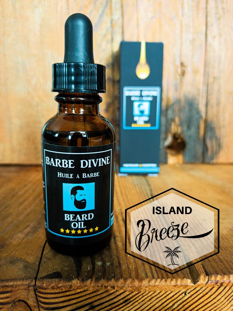 Huile à barbe fortifiante Brise des Iles (30ml/1.0oz)
