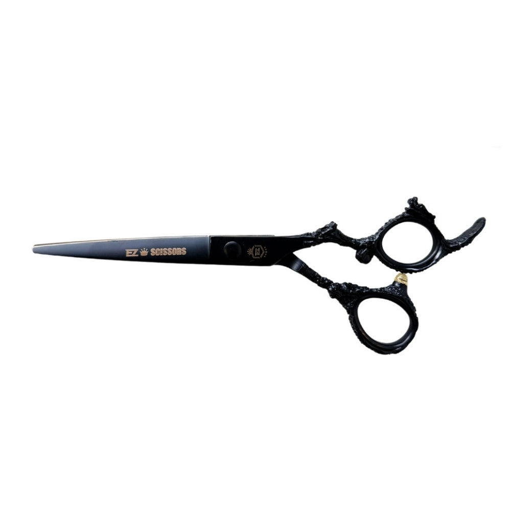 Gothic Black Cutting Shears (15.2cm/6.0") - Right-Handed