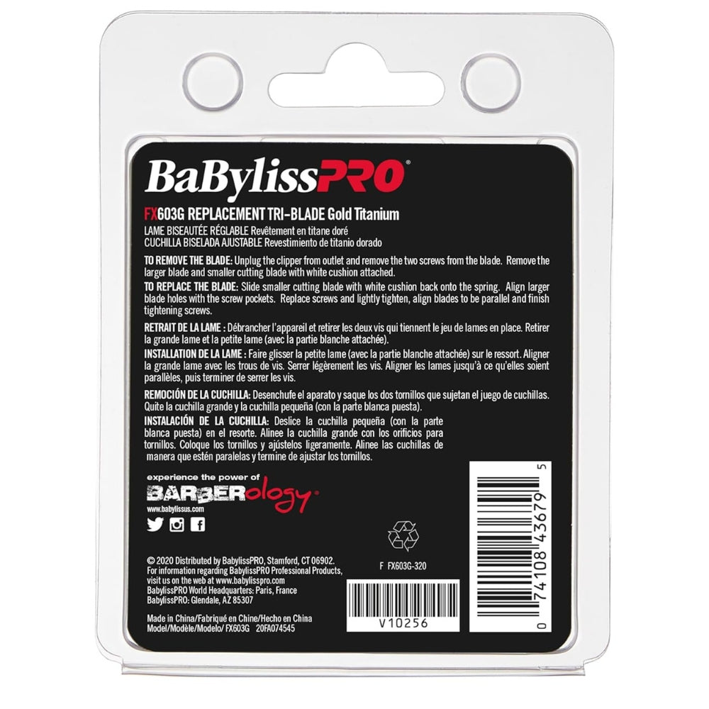 Lame de rechange pour tondeuse FX825 Lame de coin FX603G Titanium - OR