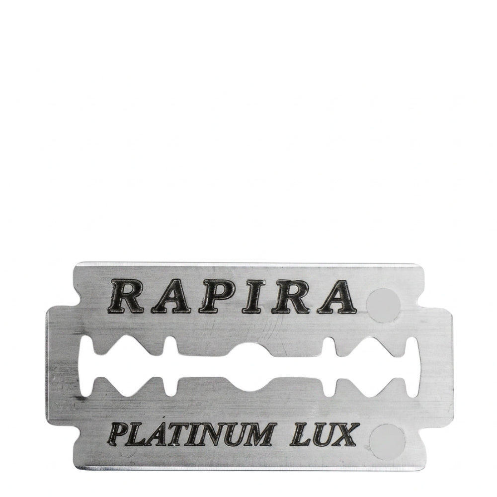 Rapira - Lames de rasoir à double tranchant "Platinum Lux" - (Paquet de 5)