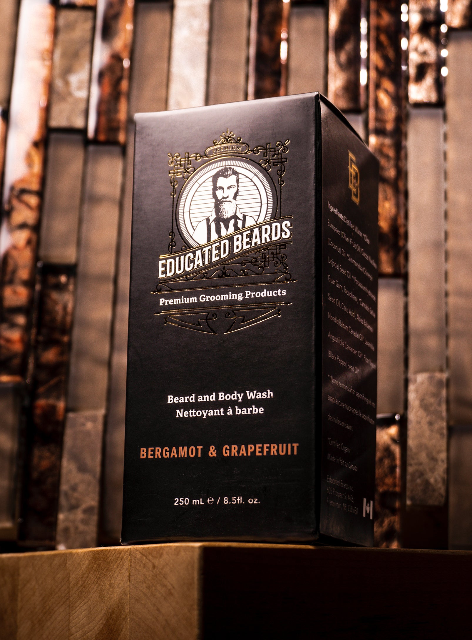 Nettoyant à barbe "Bergamot & Grapefruit" (250ml/8.5oz)