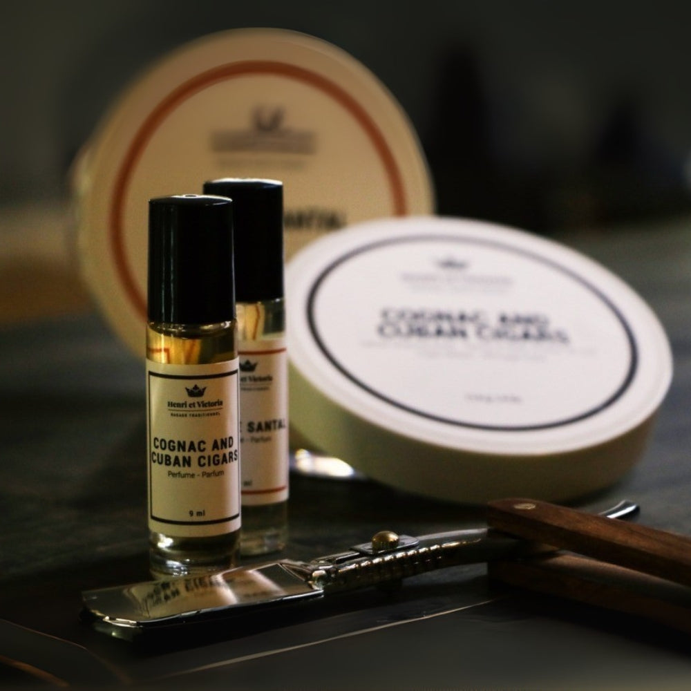 Savon à raser végan "Cognac and Cuban Cigars" (114g/4.0oz)