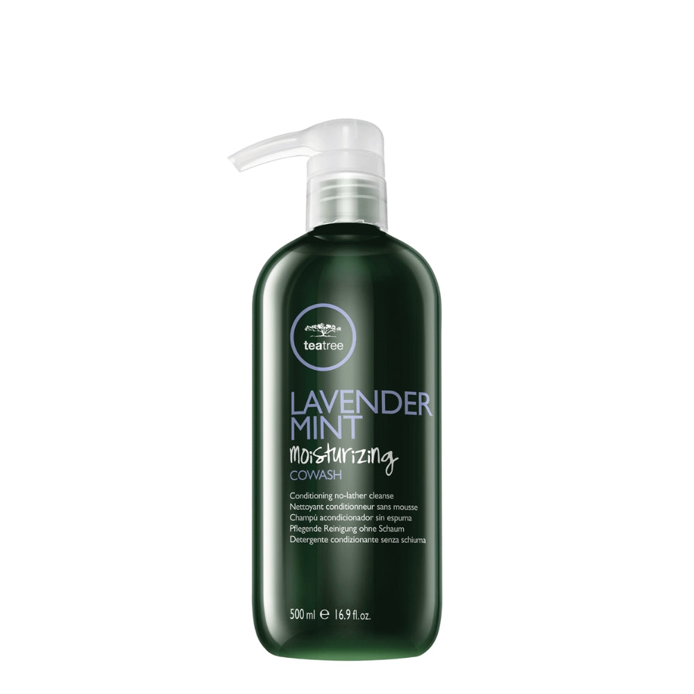 Nettoyant revitalisant "Lavender Mint Moisturizing Cowash" sans mousse - Aide à démêler, à combattre les frisottis et ajoute de la brillance (500ml/16.9oz)