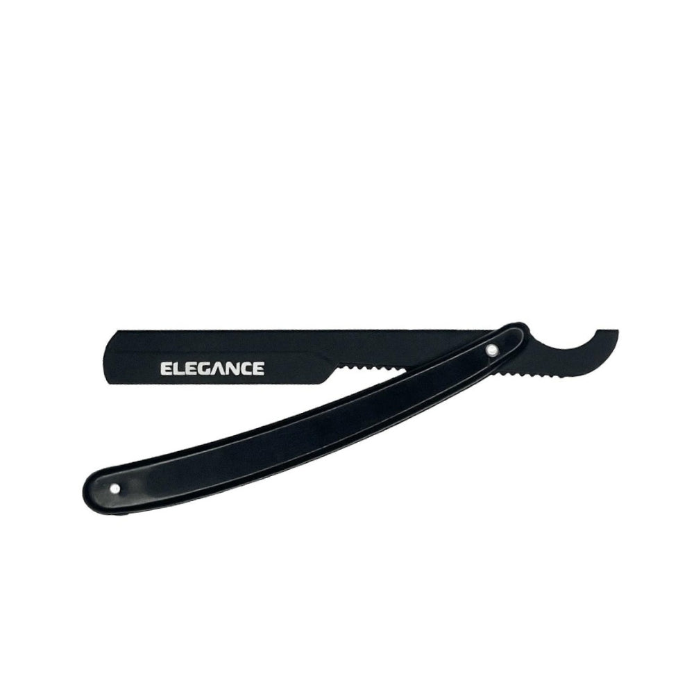 Elegance By Sadapack - Trukish Shavette Barber Razor - Black