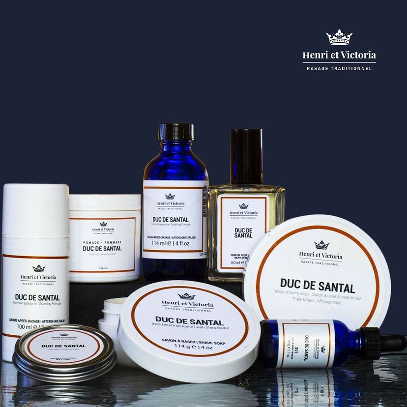 Cire à moustache "Duc de Santal" - Tenue moyenne (14g/0.5oz)