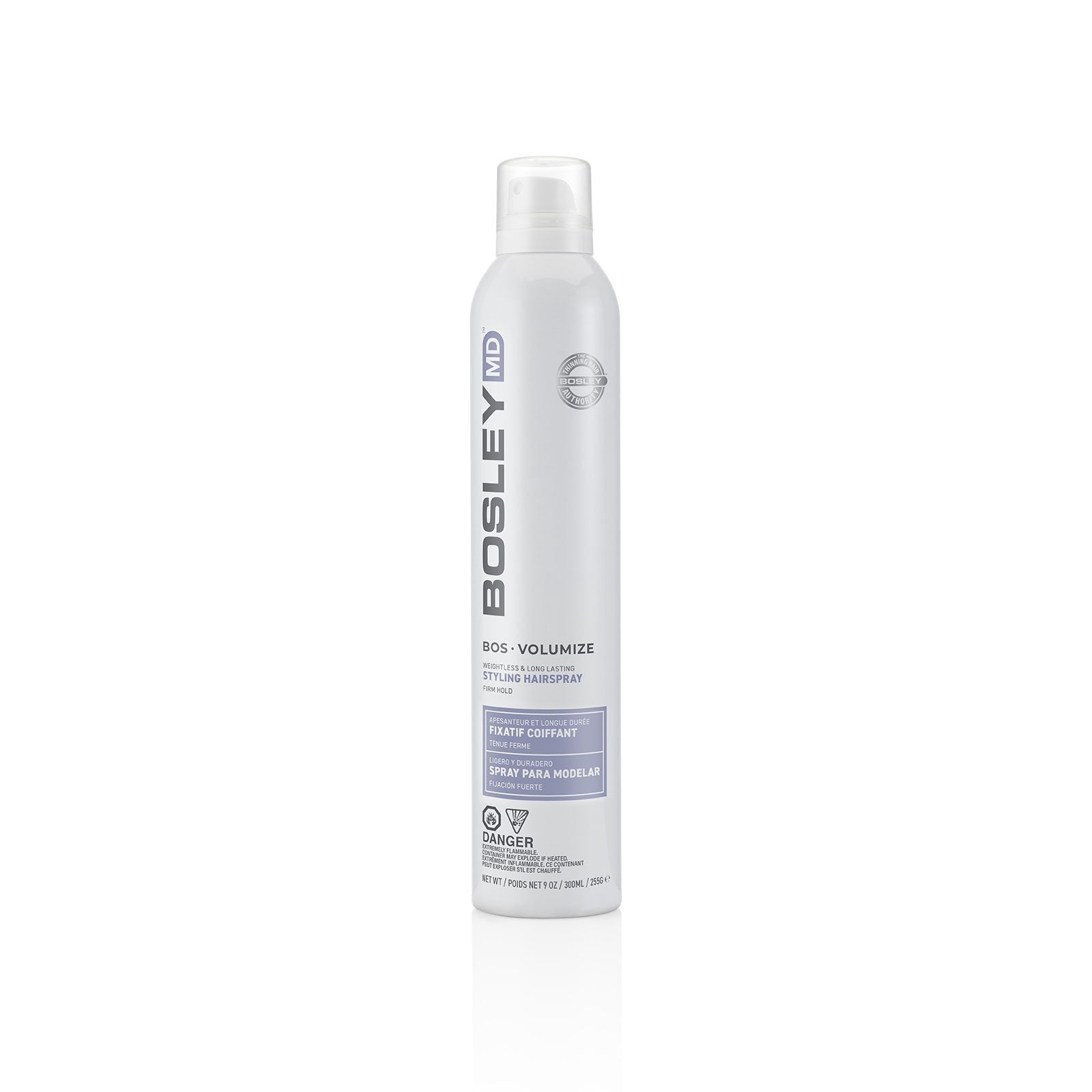 Fixatif coiffant "BosVolumize" - Tenue ferme (300ml/10.1oz)