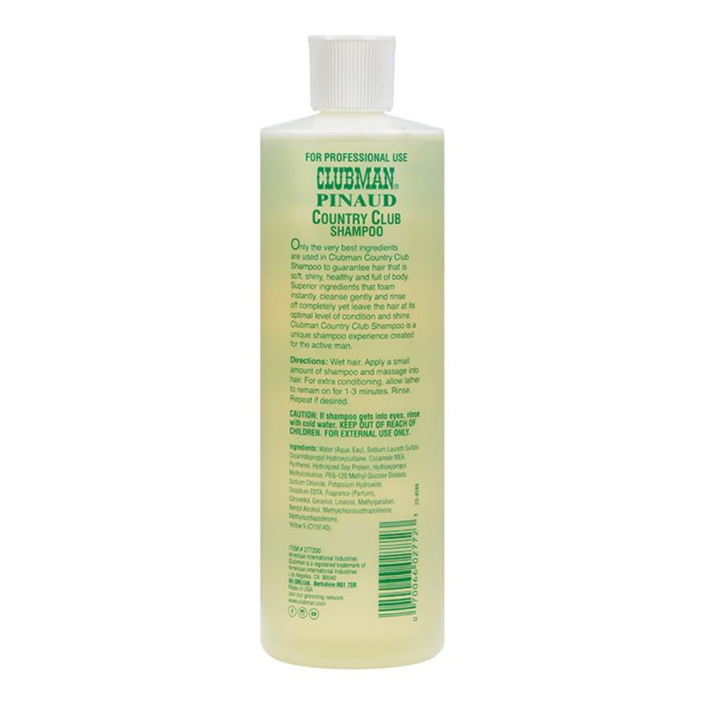 Shampoing Country Club enrichi avec panthénol (453ml/16.0oz)