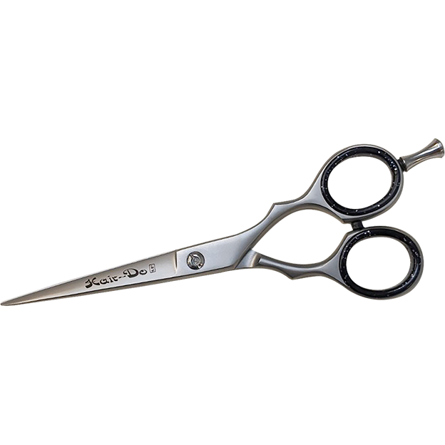 Ciseaux offset - Argent avec anneaux noirs (140mm/5.5")
