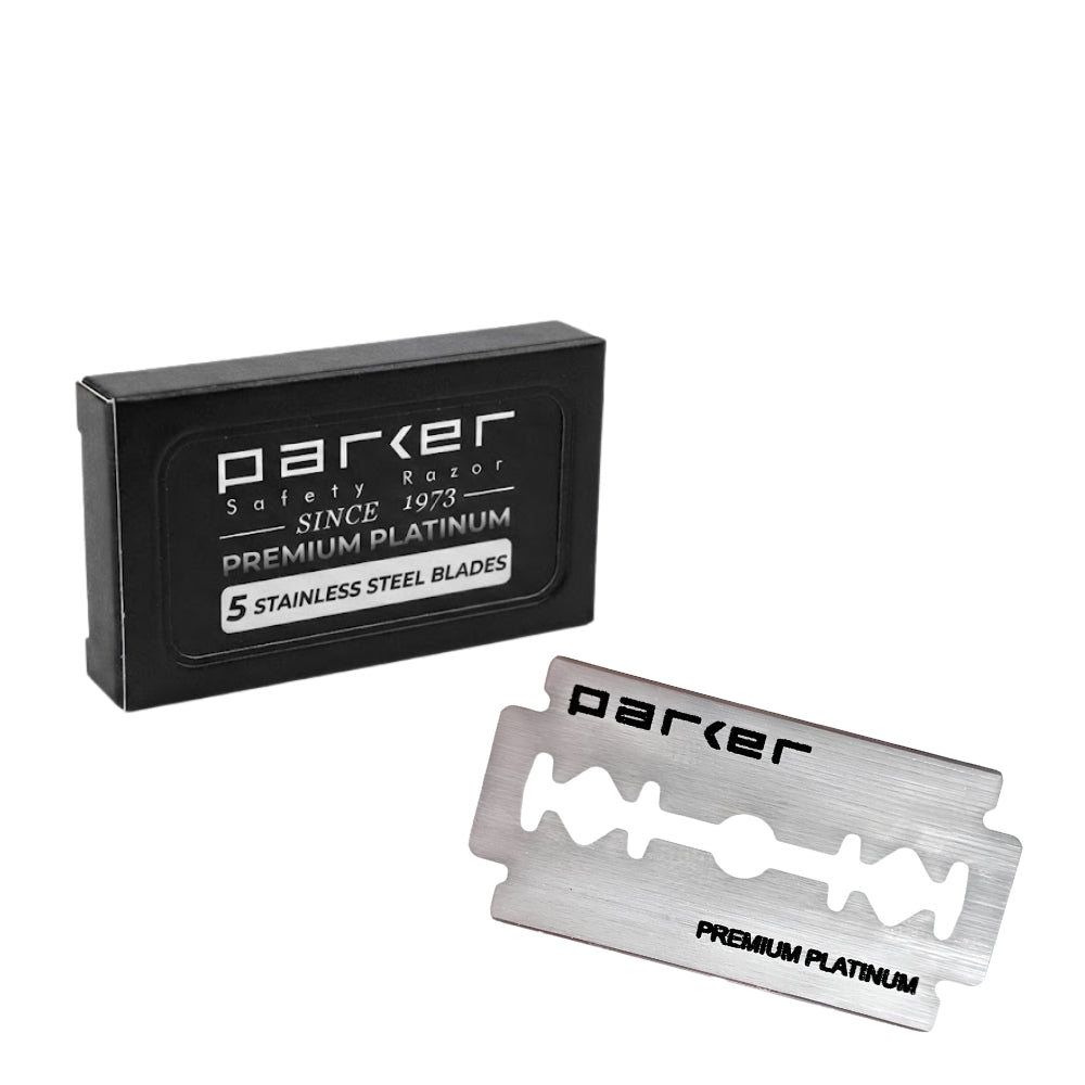 Premium Platinum Double Edge Razor Blades (Pack of 5)